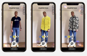Snapchat farfetch réalité virtuelle